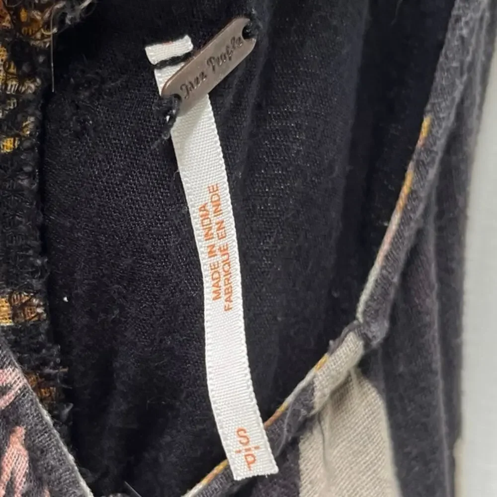 Free People Anita Botanical-Print Maxi Dress Size S